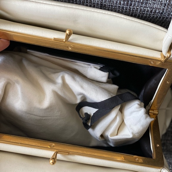 Old Celine white eyelet purse bag by Phoebe Philo - like new with dustbag - Picture 3 of 4